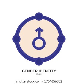 Male vector illustration flat design
