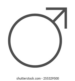 Male vector image to be used in web applications, mobile applications and print media