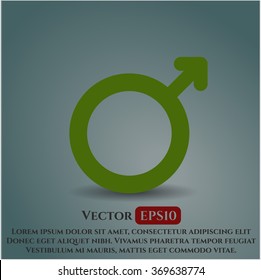 Männliches Vektorsymbol