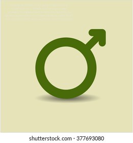 Male vector symbol