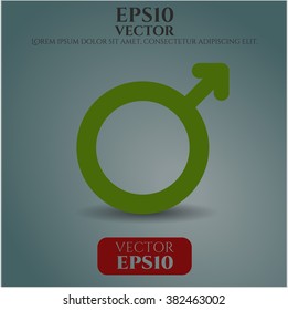 Male vector symbol