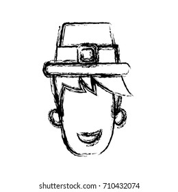 Male vintage hat