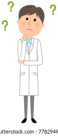 The male of the white coat,Question