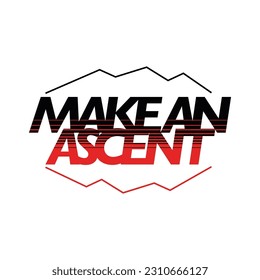 MALEAN ASCENT T-SHIRT VECTOR ARTWORK