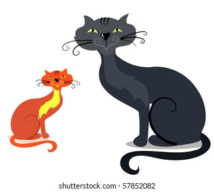 Males gray and red