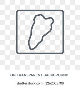 Maletsunyane icon. Maletsunyane design concept from Africa Symbols collection. Simple element vector illustration on transparent background.