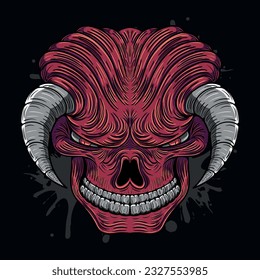 Malevolent and otherworldly character, a representation of the inner demons. With an air of mystery and malevolence, this demonic entity embodies the dark side and deepest fears the human psyche