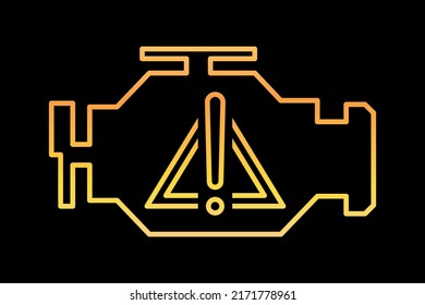 12 Malfunction indicator lamp Stock Vectors, Images & Vector Art ...