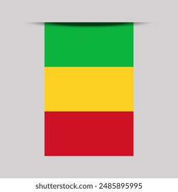 Mali Banner Flag Vector Illustration