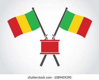 Mali Emblem Podium Speech