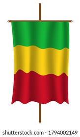 Mali flag image vector. EPS.file.