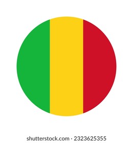 Márquela de Mali: ilustración simple del día de la independencia o elección