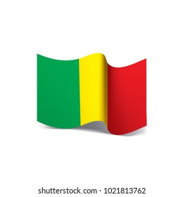 Mali flag. Vector