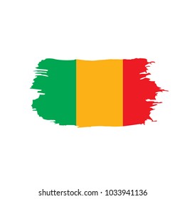 Mali flag. Vector