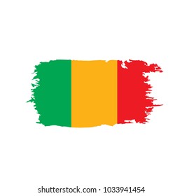 Mali flag. Vector