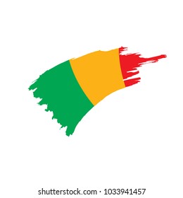 Mali flag. Vector