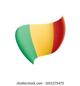 Mali flag. Vector