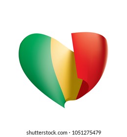 Mali flag. Vector