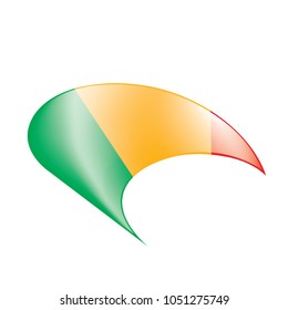 Mali flag. Vector