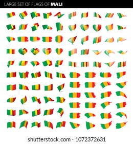 Mali flag. Vector