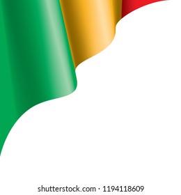 Mali flag, vector illustration on a white background.