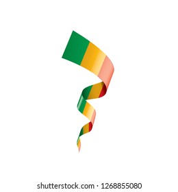 Mali flag, vector illustration on a white background.