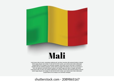 Mali Republic flag Royalty Free Stock SVG Vector and Clip Art