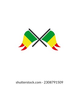 Mali flags icon set, Mali independence day icon set vector sign symbol