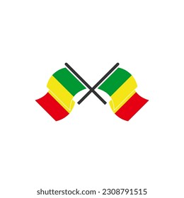 Mali flags icon set, Mali independence day icon set vector sign symbol