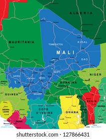 Mali map