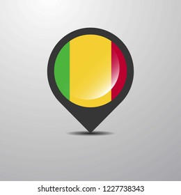 Mali Map Pin