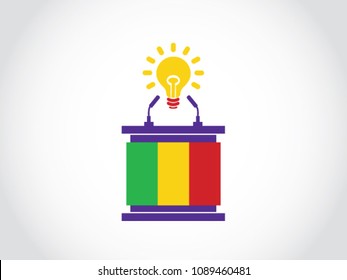Mali Podium Bright Idea Speech