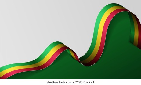 Fondo de la bandera de Mali. Elemento de impacto para el uso que desea hacer de él.