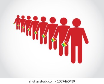 Mali Voters Queue