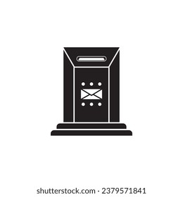 Malibox line icon logo vector illustration design