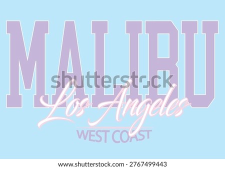 malibu michigan miami  Varsity Crest Emblem t-shirt design Slogan Logo Graphic Vector. Tee shirt and apparel print in University Wreath Badge style. Vector illustration For Tee.