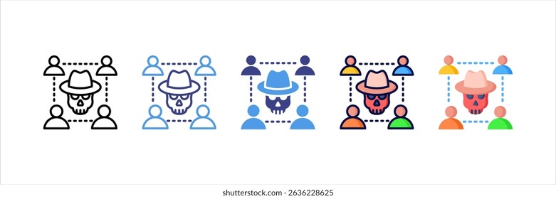 Malicious Insider Multi Style Icon Set