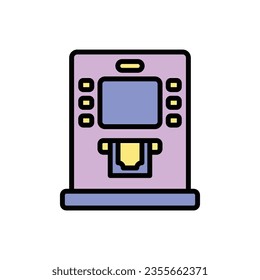 Mall ATM Icon Vektorgrafik