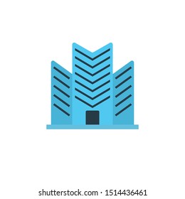 mall glyph flat vector icon