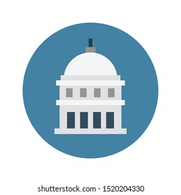 mall glyph flat vector icon
