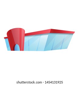 Mall icon. Cartoon of mall vector icon for web design isolated on white background