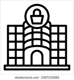 Mall Icon Element For Design