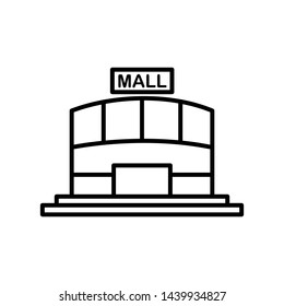 mall icon, illustration design template