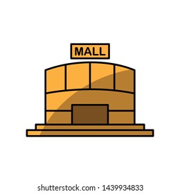 mall icon, illustration design template