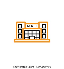 Mall icon template. Vector illustration 