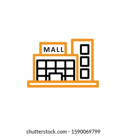 Mall icon template. Vector illustration 