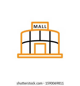 Mall icon template. Vector illustration 