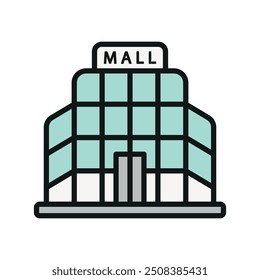 Mall icon vector design templates simple and modern concept graphic