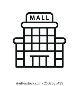 Mall icon vector design templates simple and modern concept graphic