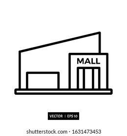 Mall Icon Vector Illustration Logo Template Stock Vector (Royalty Free ...